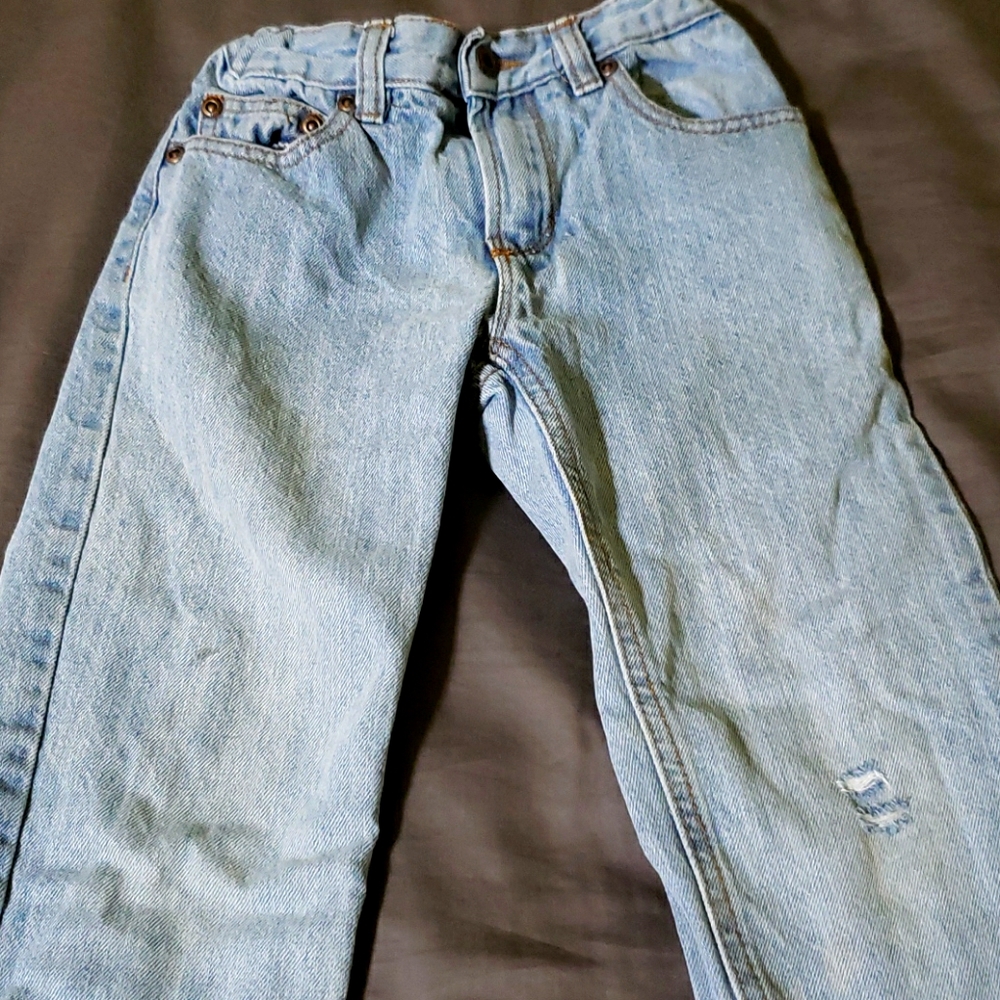 Flannel lined jeans. Size 6.